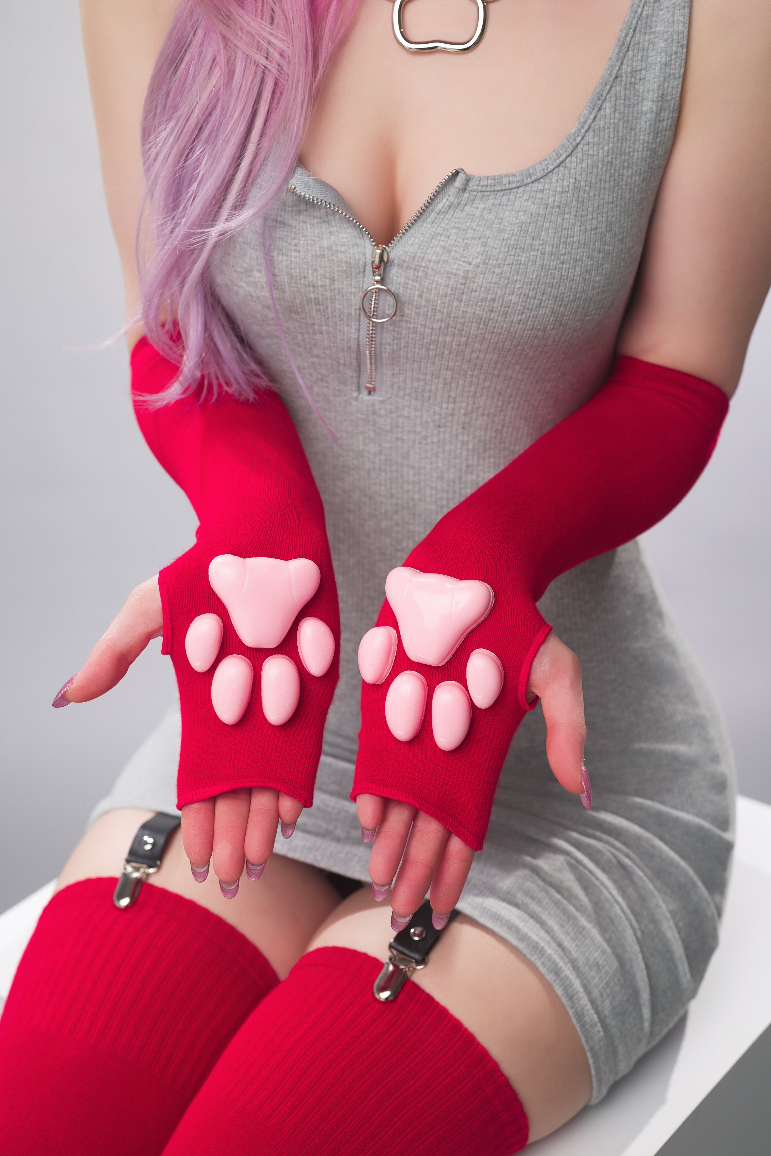 ToeBeanies Red Mittens