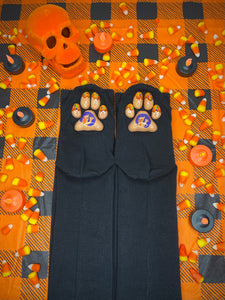 "DoughBeanies" ToeBeanies Black Thigh-High Socks
