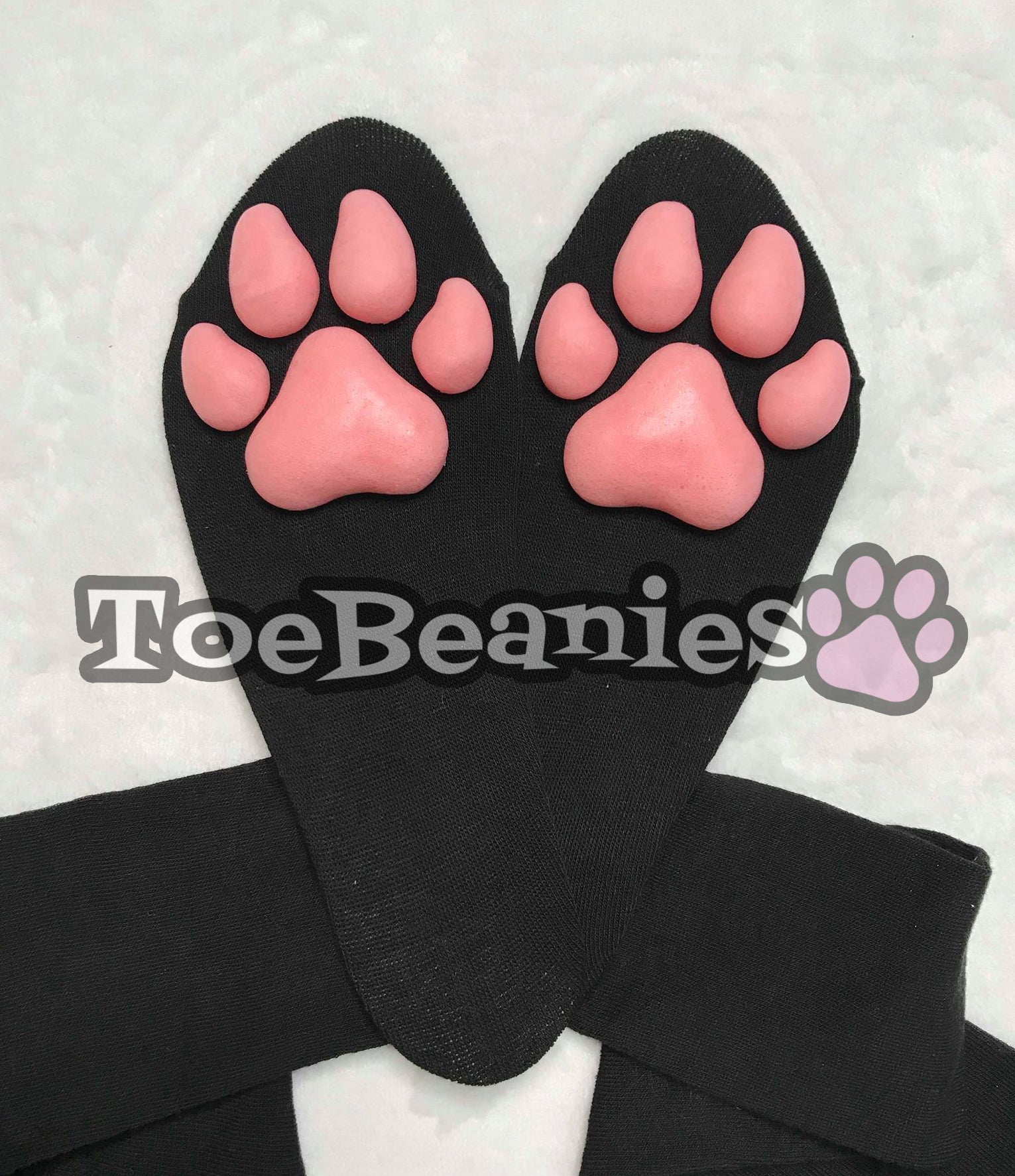 PREORDER CUSTOM Color on Solid Black Socks – ToeBeanies